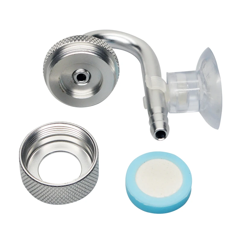 Aquarium CO2 Diffuser with Suction Cup Fish Tank CO2 Bubble Atomizer Reactor Solenoid Regulator Atomizer Aquarium CO2 Equipment - view 4