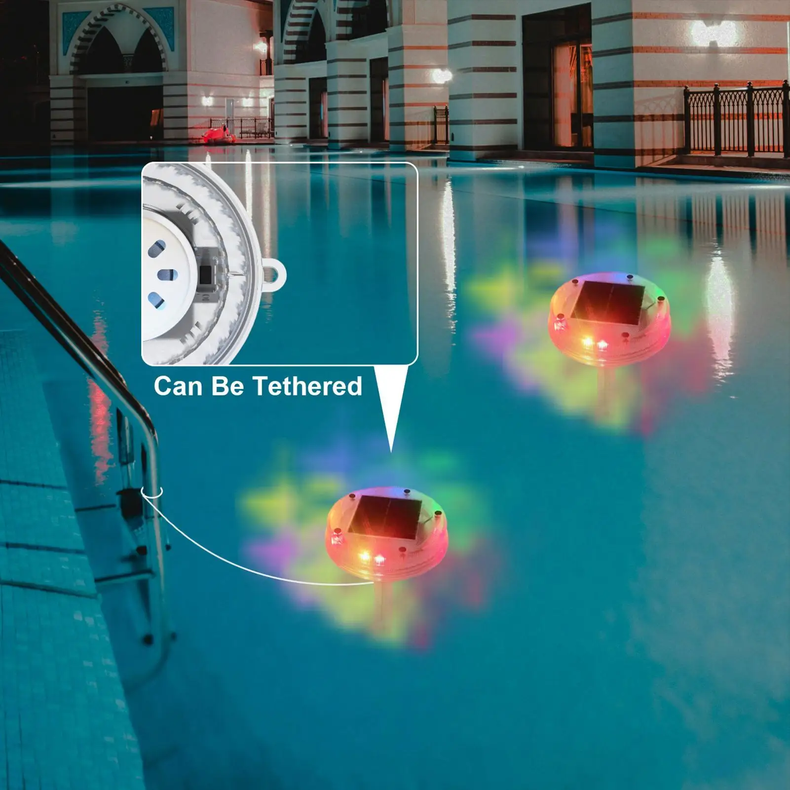 

Pool Temperature Meter Floating Solar-Powered Easy To Read Water Gauge Pool Temperature Temperature Meter Floating With Colorful