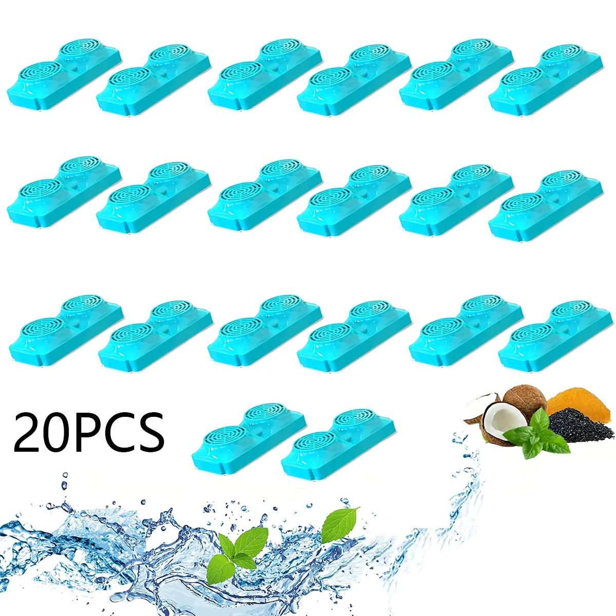 10/20/30er Pack Edelstahl-Ersatzfilter für 3,2L Smart Pet Fountain Zubehör Katze D – Detail 8