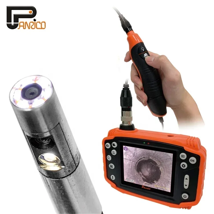 

6mm Video Inspection Endoscope Dual Lens Borescope Camera Front and Side Inspection Camera Borescope