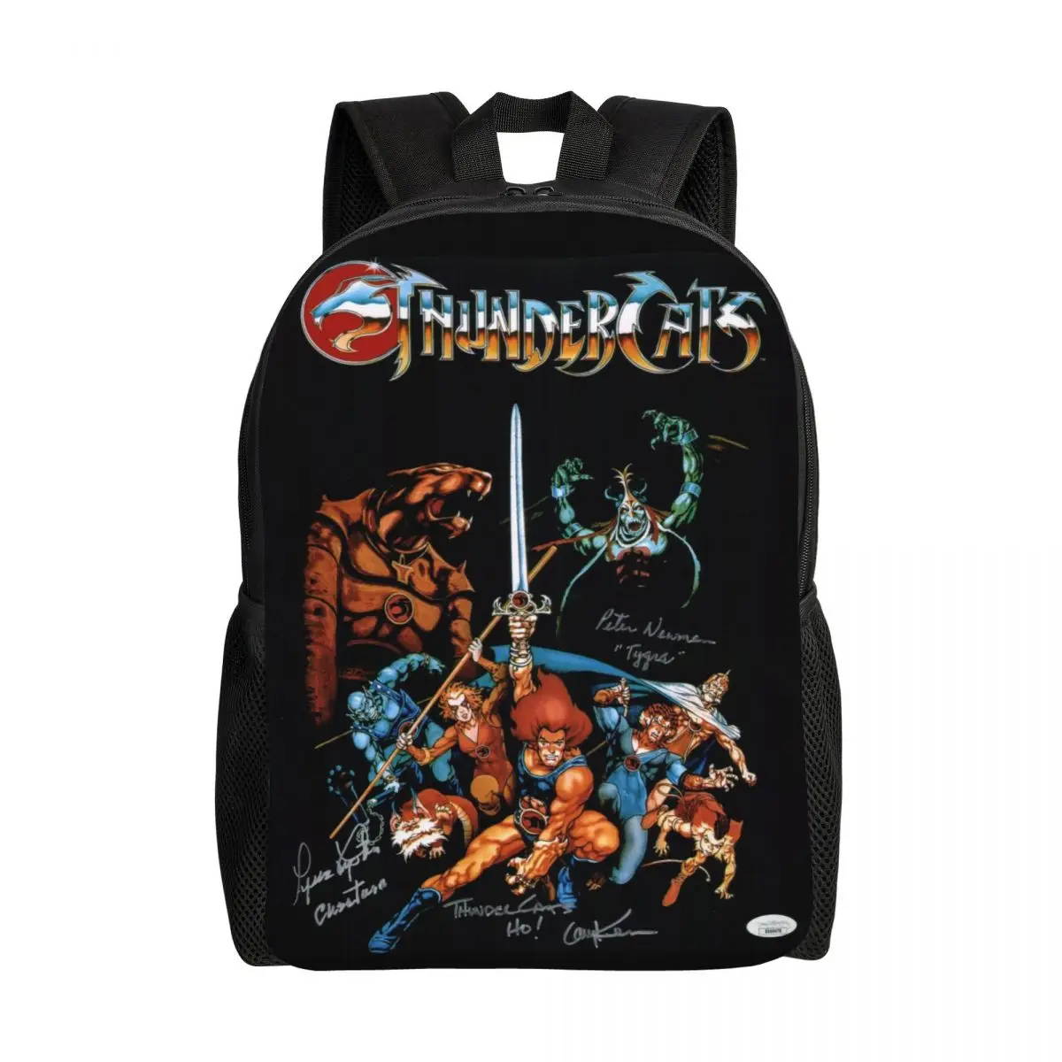 

Customized Thundercats Backpacks Men Women Basic Bookbag for School College Cartoon Anime Bags