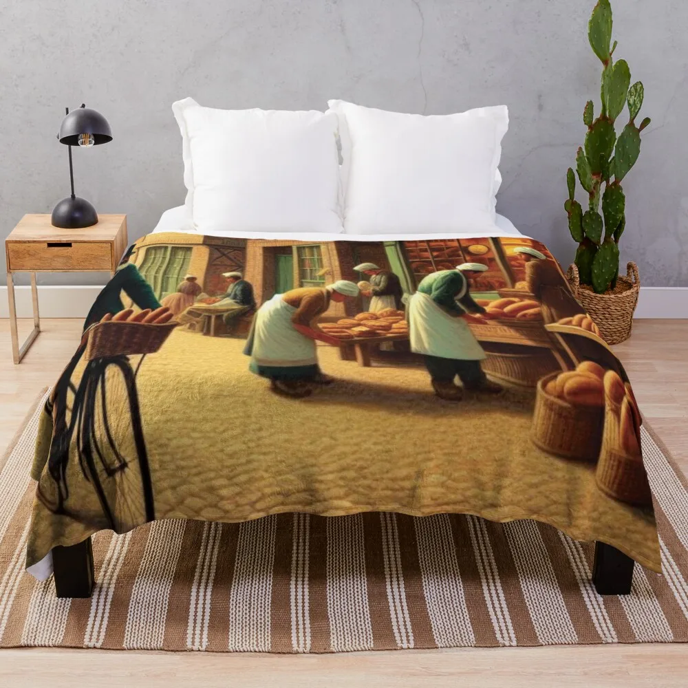 The Bakers Awaken Throw Blanket Luxury Throw Bed Fashionable Large Blankets