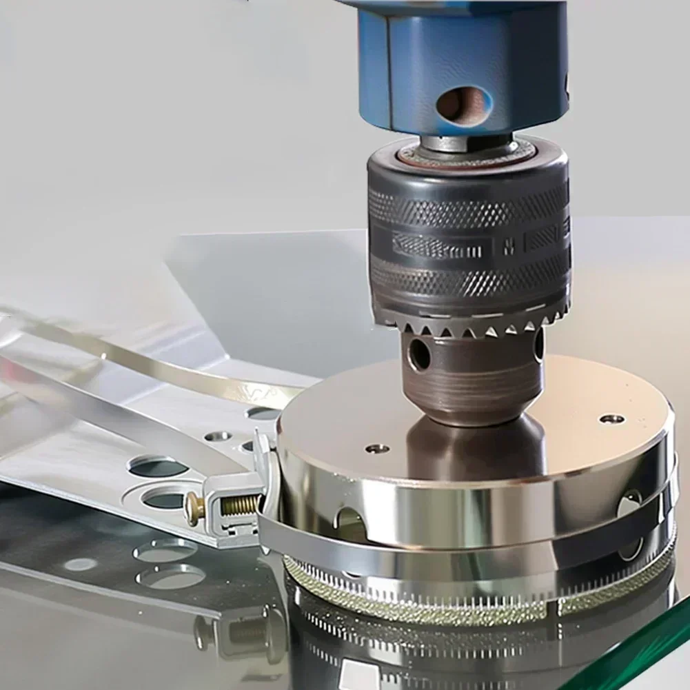 

Glass Tile Hole Locator, Suitable For 6-150mm Diameters, With Suction Cup Drill Guide Drill Positioning Tool Hole Locator