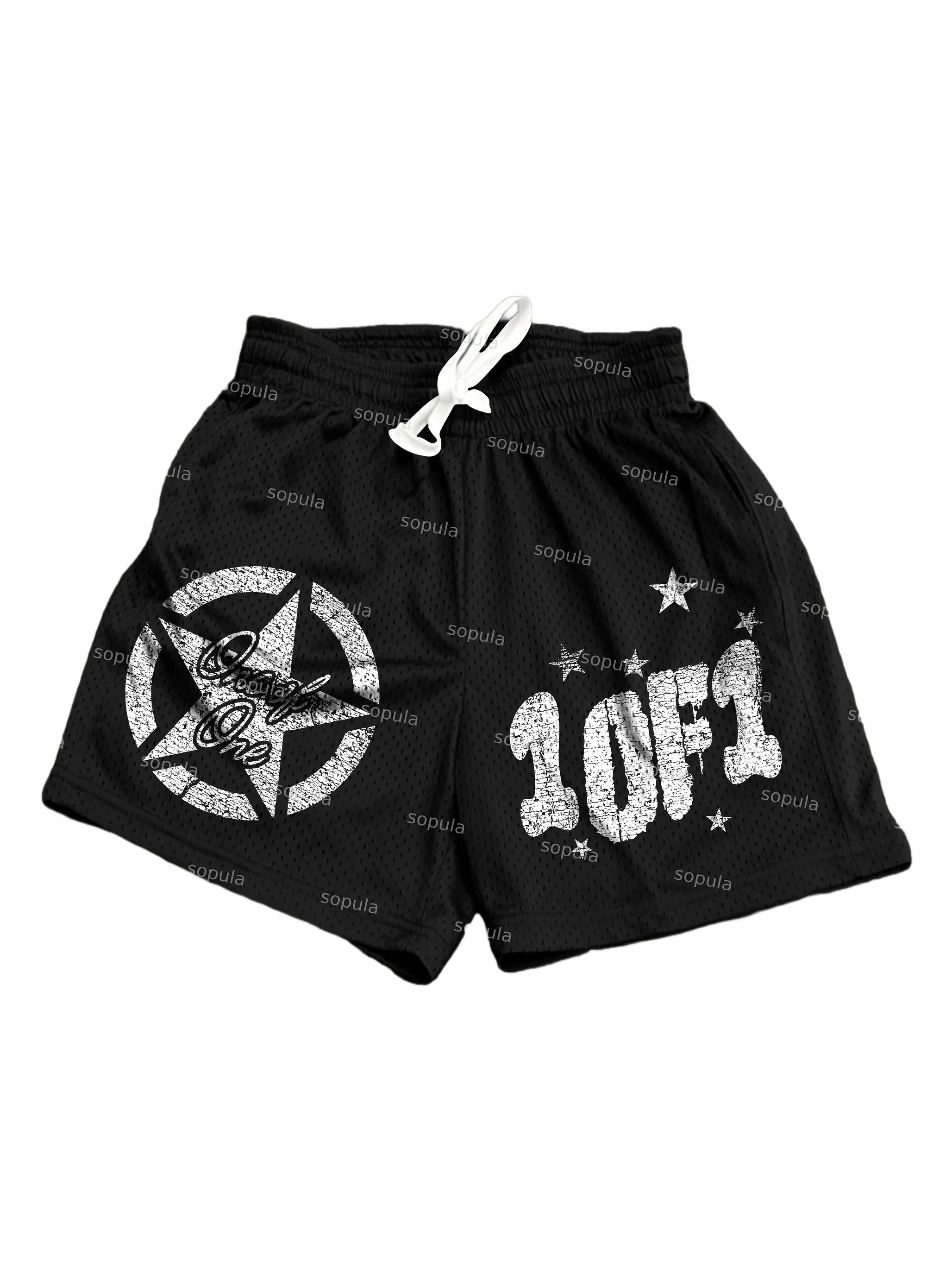 

Повседневные художественные шорты со звездным узором, уличные шорты, спортивные тренировочные дышащие модные шорты, быстросохнущая модная уличная одежда