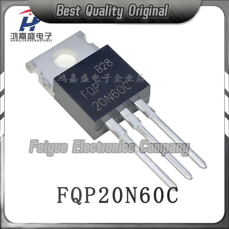 5PCS-20PCS   FQP20N60C 20N60 TO-220 20A 600V MOS Best Quality Imported Original