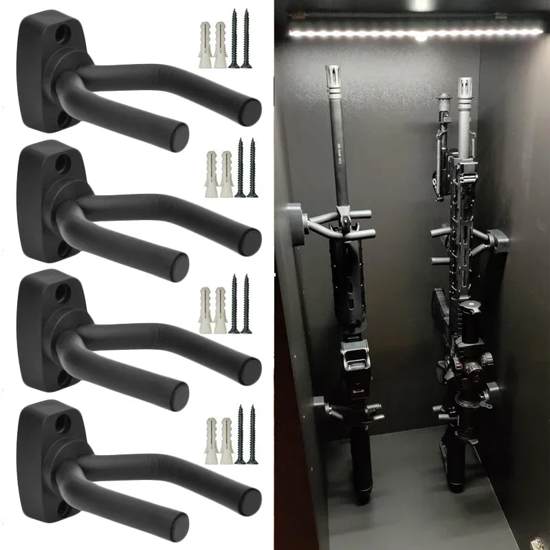 Estante para pistola, montaje en pared, gancho de suspensión para exhibición de almacenamiento de armas, para Rifles, pistola, escopeta, arco compuesto, Airsoft, cuchillo de caza, bate de béisbol
