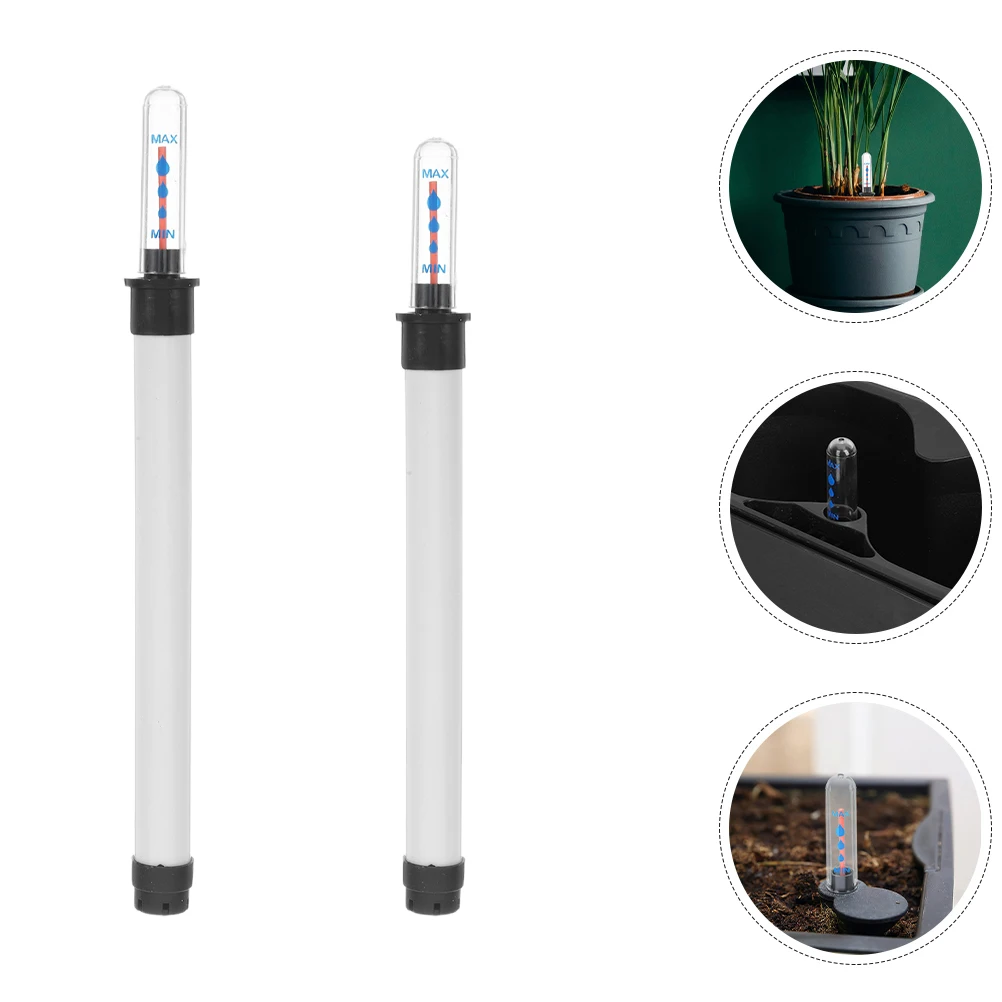 

2pcs Level Indicator For Visual Scale Gauge Durable Pp Material Universal Fit Potted Plants Water Shortage Reminder Soil