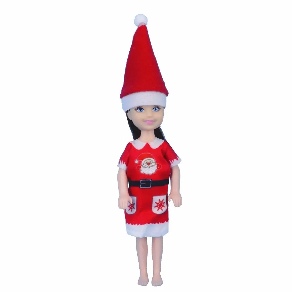 11.8inch 11.8inch Doll Clothes Christmas Elfs Series 30cm Doll Christmas Dress Fashionable Beautiful Christmas Doll Clothes