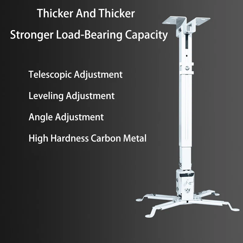 Thinyou Projector Mount Universal Stand Ceiling Adjustable Extendable strechable Mount Wall Holder Hanging Projection Bracke