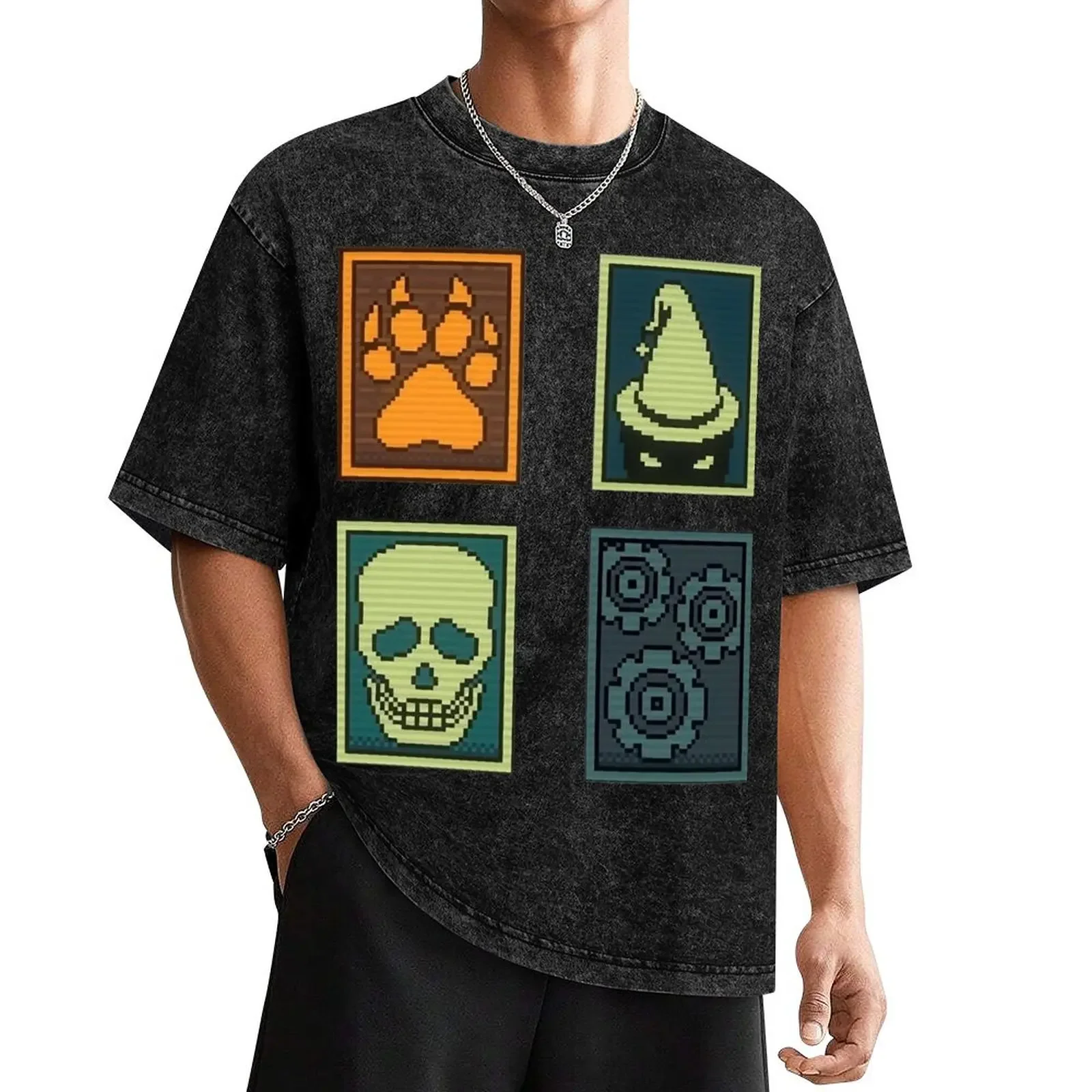 

Inscryption Psychological Horror Card Categories Game Halloween Scary Spooky Dark Escape-room Puzzle T-Shirt