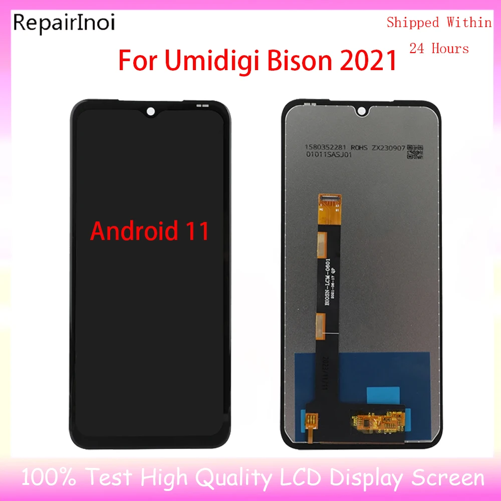 100% Tested LCD Display For Umidigi Bison 2020 2021 X10G X10S X20 GT GT2 Pro LCD Display Touch Screen Panel Assembly Replacement