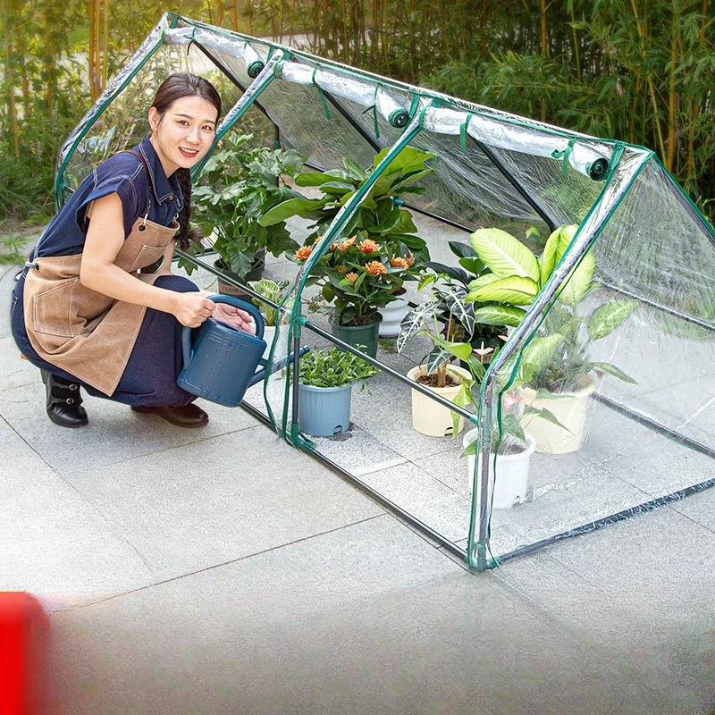 

Flower house insulation shed winter outdoor green plants succulent flowers gardening shed greenhouse household antifreeze