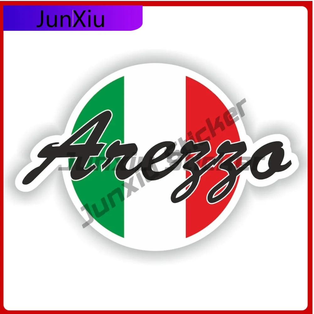 

Arezzo Italy Cute Bumper UV Resistant Sticker Accessory Anti With Fade Decoration National Proof Scratch Trendy City Graphic