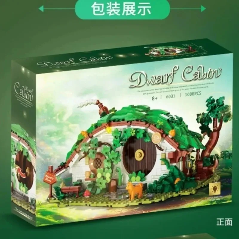 DK6031 1088PCS MOC Dwarf Home Fantasy Building Kit Collectible DIY Model Mecha Elements Summer Holiday Gift for Kids Adults