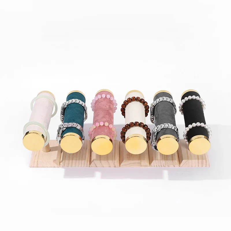 1 Pcs T-bar Jewelry Chain Hairband Watch Necklace Bracelet Display Stand Rack Holder Fashion Woman Colors Gold Size Style