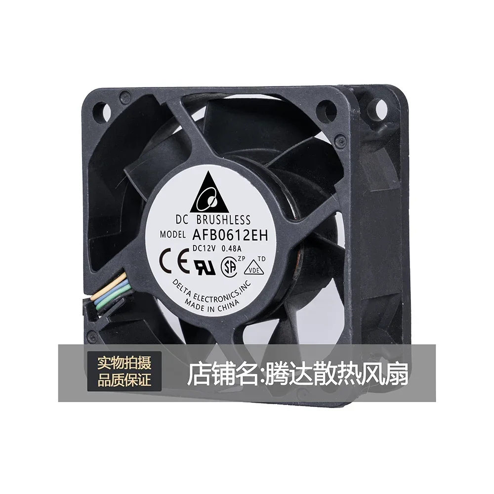 For Delta AFB0612EH-6Z22 6CM 0.48A 6025 PWM adjustable speed double ball fan 60X60X25mm cooling fan cooler