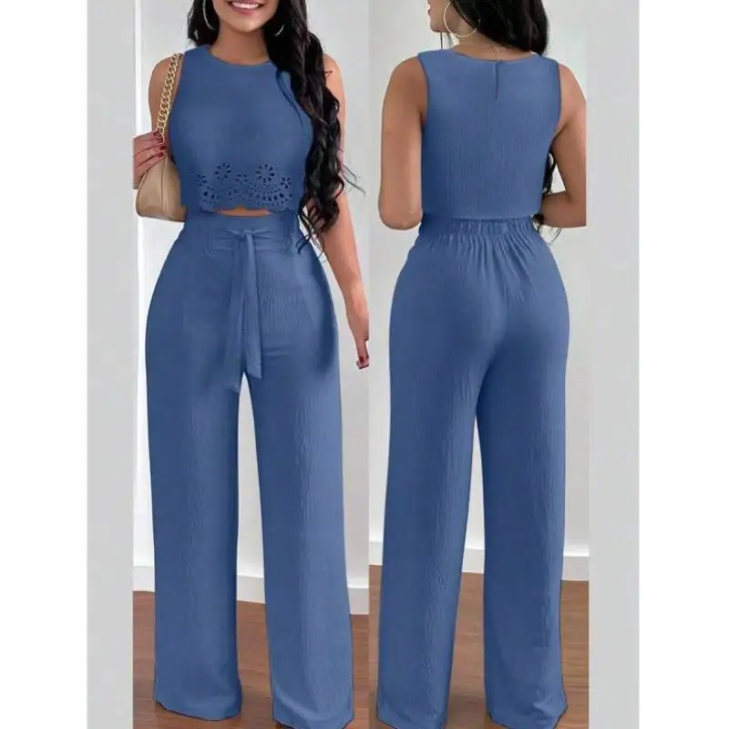 

Ele Vaion Sle V-Ne Tank Top And Straight Leg Pants Set 87066 Design Casual Sportswear Men's Seven Sve Length