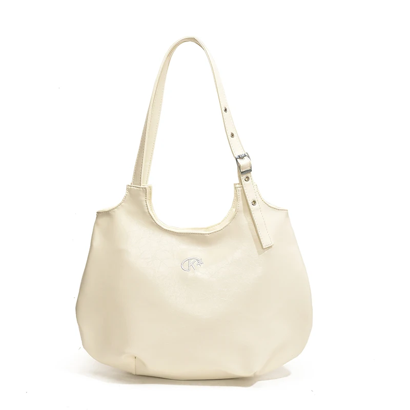 

Tote Bag for Women Solid Shoulder Bag PU Leather Adjustable Strap Underarm Bag Satchel Purse for Work Travel