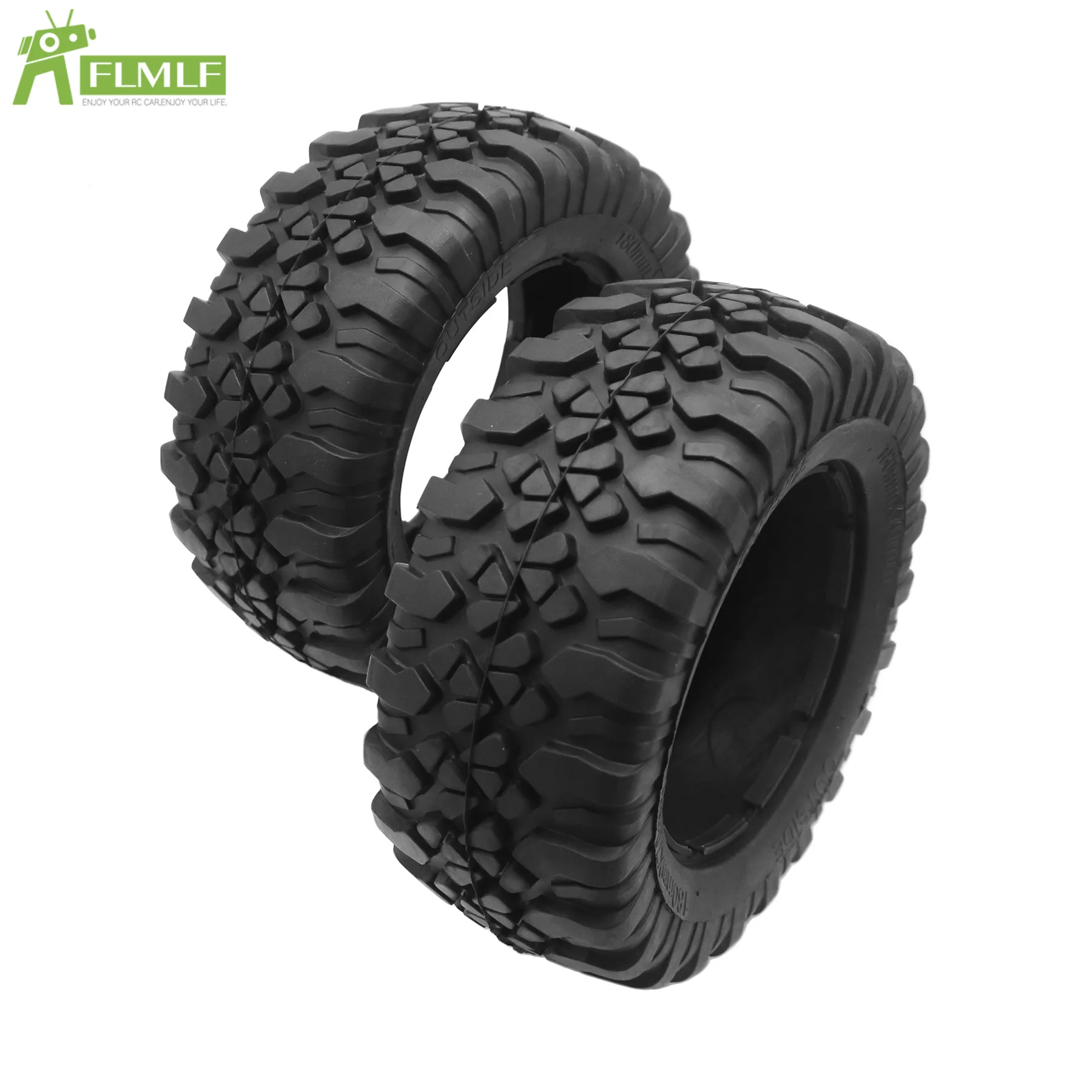 Rubber Wheel Tire Skin or Inner Foams 2pcs for 1/5 Losi 5ive-t Rofun Rovan LT SLT V5 King Motor X2 DTT QL FID Truck Parts