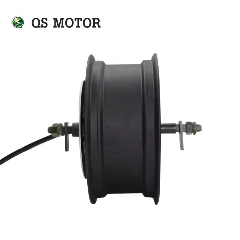 QS Motor 2000W 260V 4 72V 65KPH In-Wheel Hub Motor for Electric Scooter Hot Sale BLDC Motor DC Commutation 14*4.25inch