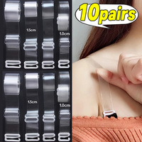 1/10pairs New Women Clear Bra Straps Transparent Invisible Detachable Adjustable Shoulder Strap Bras Belt Underwear Accessories