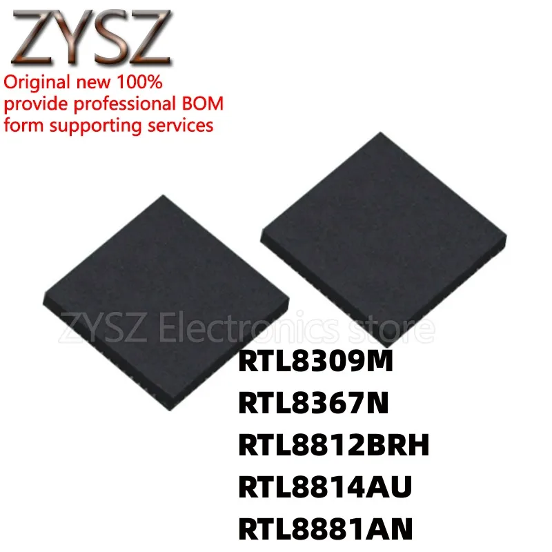 5PCS RTL8309M-CG 8367N-VB 8812BRH-VN 8814AU 8881AN CGT chip QFN88