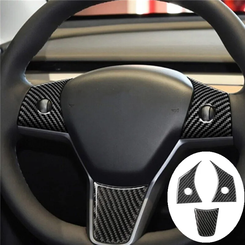 

Carbon Fiber Car Interior Steering Wheel Decals Cover Trim Sticker For Jaguar XF 2009-2011 Styling Accessories