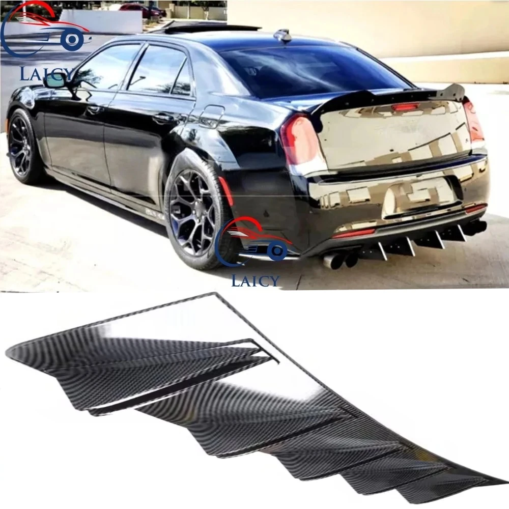 

LAICY Для Chrysler 300: Задний диффузор, сплиттер-«акулий плавник», накладка на бампер, матовый черный спойлер-«жабрёно» на задний бампер