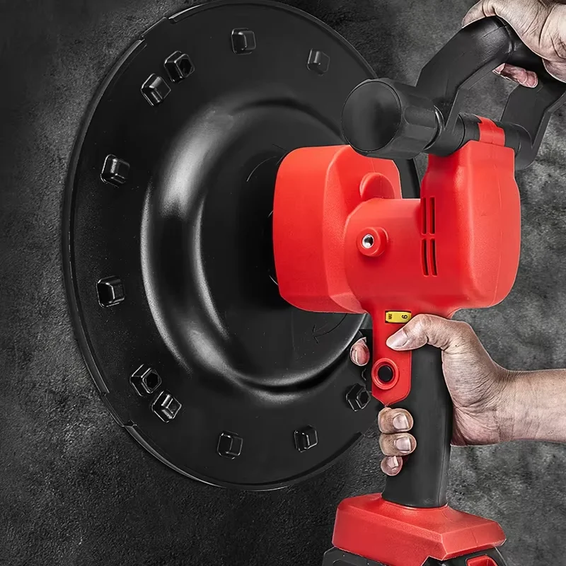 Lithium Battery Wall Plastering Machine Rechargeable Cement Mortar Finishing Machine Handheld Electric Grinder