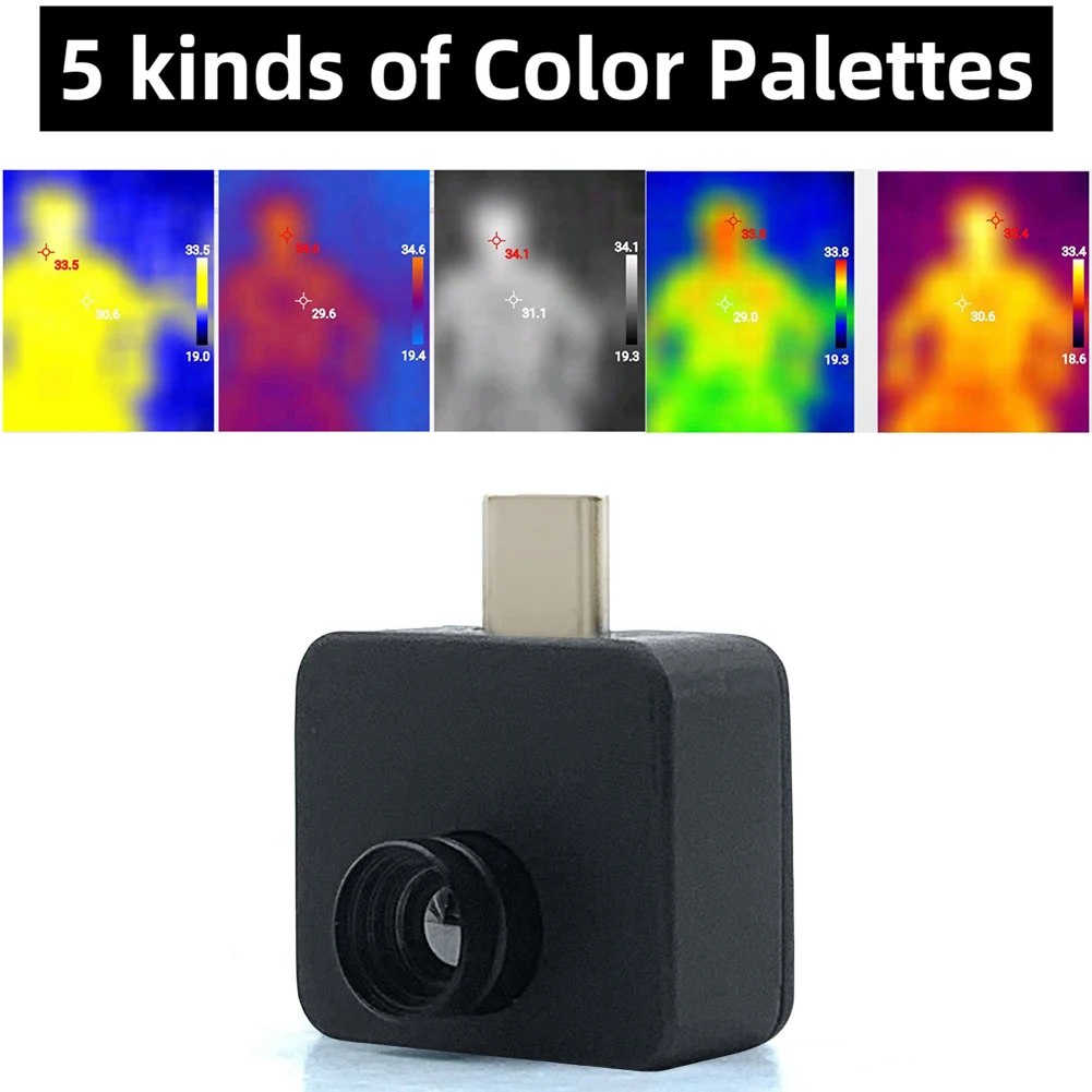 Mobile Thermal Imager 32*32 Pixels -20~1000°C Thermal Camera Thermal Imaging Camera for Android Type C Phones Infrared Camera