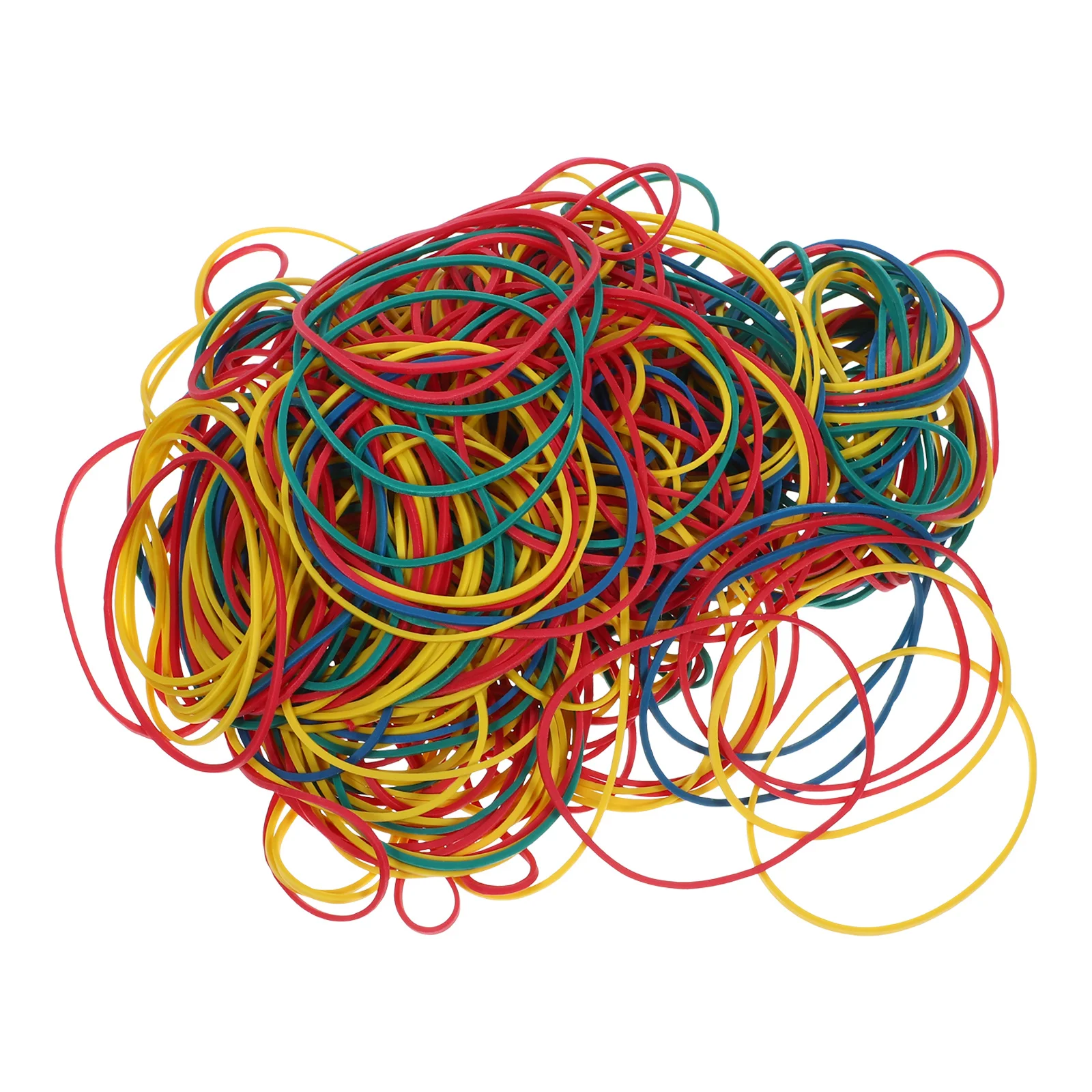 

Colorful Rubber Bands Elastic Hair Ties For Office Home Crafts Binding Multi-Function Portable Small Rubber Rings Sturdy