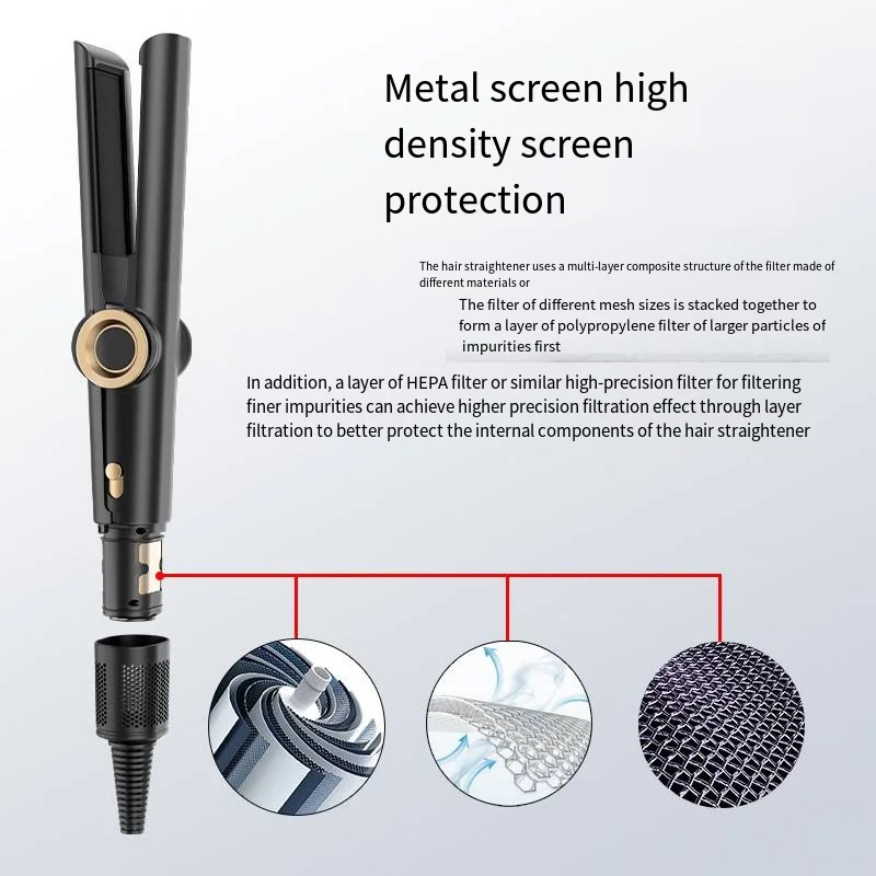 مكواة فرد الهواء الجديدة عالية السرعة الجافة والرطبة، مكواة فرد الأيونات السالبة المزدوجة، مكواة فرد الهواء عالية السرعة، أدوات تصفيف الشعر