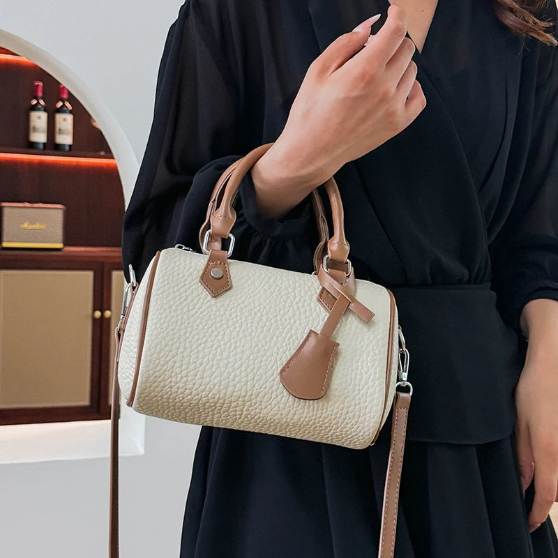 

Элегантная женская кожаная классическая модельерская большая сумка Роскошная сумка через плечо для современной повседневной жизни