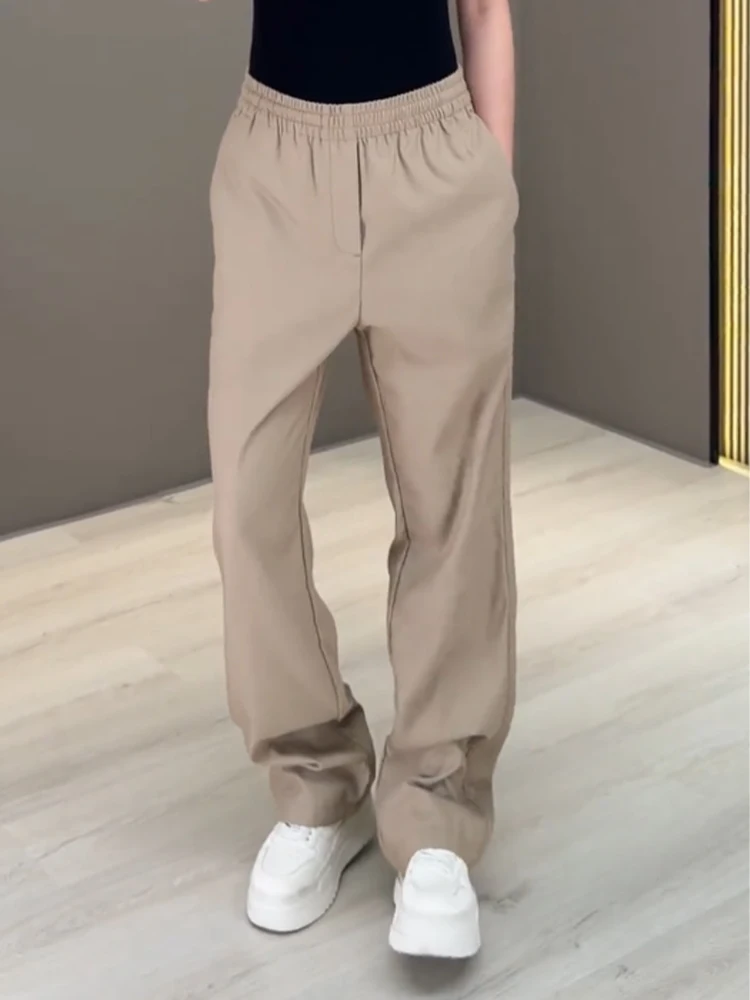 

Men's Summer Thin Casual Pants Loose Fit Straight Leg Comfortable Fashionable Color Youth Versatile Straight Cut Trousers