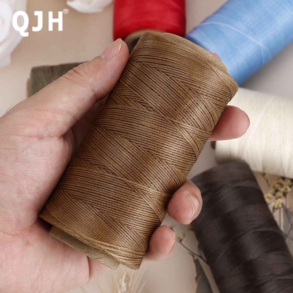 1pcs Durable Leather Sewing Waxed Thread, 150D, 0.8mm Thickness, Leather Hand Quilting Stitching Fixing Repairing Threads