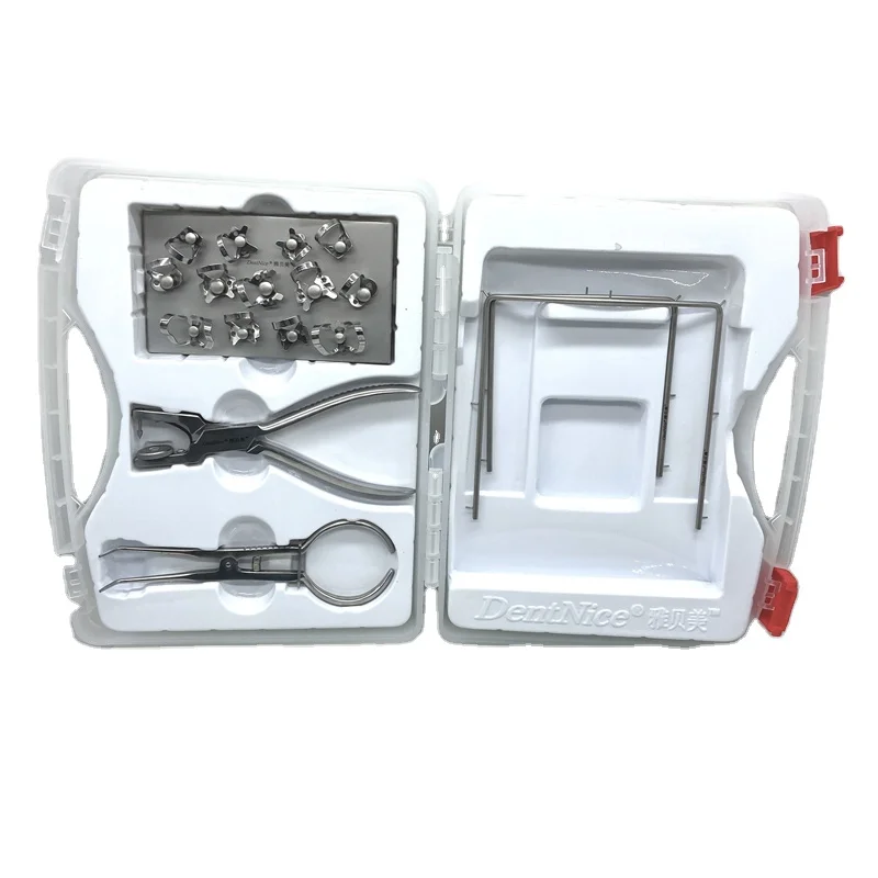 New Arrival Dental DentNice Rubber Dam Kit for Adults/Children Stainless Steel with High Quality Material