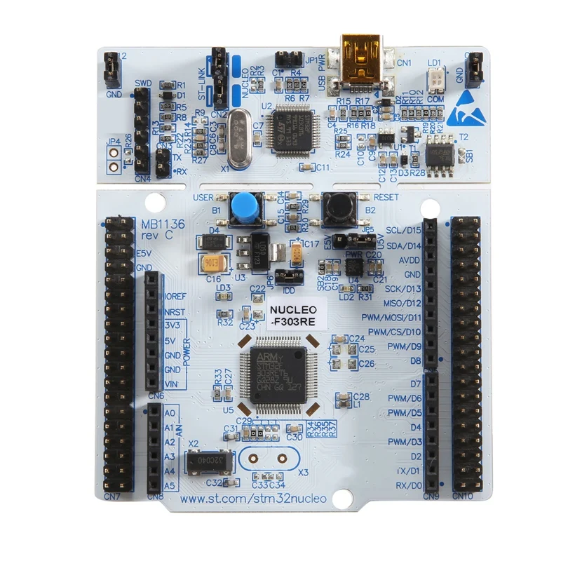 

Плата и комплекты для разработки NUCLEO F303RE ARM 16/32-BITS MICROS BOARD CORE CHIP STM32F303RET6