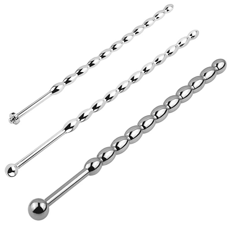 Metal Urethral Horse Eye Stimulator Steel Bead Penis Plug Insert Catheter Expander For Male Masturbator Sex Toy
