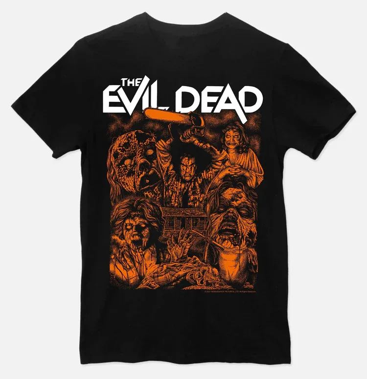 

40th Anniversary Evil dead Band Cotton Black Full Size T Shirt DI001