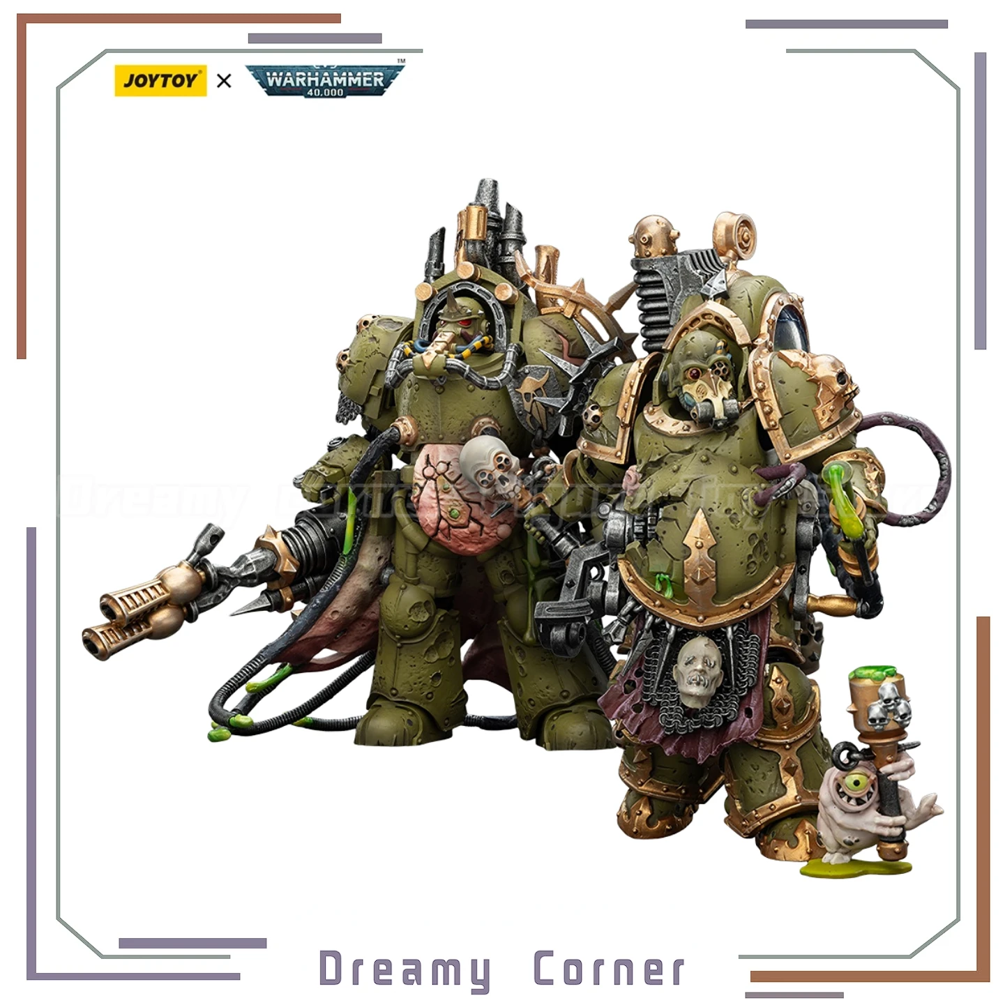 

【Предпродажа】JOYTOY Warhammer 40K Death Guard Lord of Virulence Foul Blightspawn 1/18 Коллекция моделей экшн-фигурок