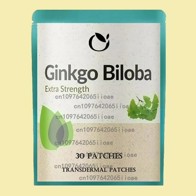 

30 Patches Ginkgo Biloba Patch Gingko Transdermal Patches - Brain Function & Memory Support