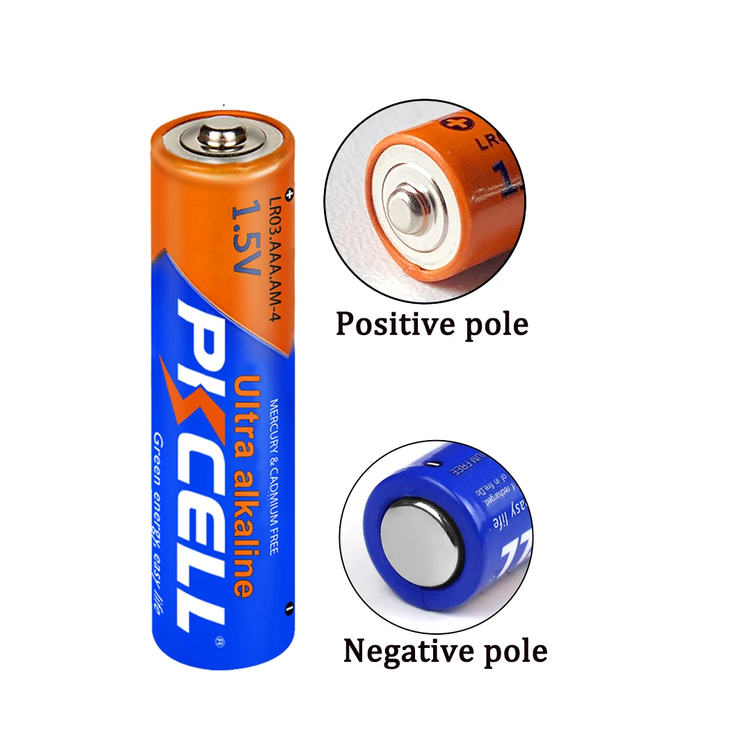 30PC PKCELL AAA 1.5V High-Performance Alkaline Battery LR03 E92 AM4 MN2400 MX2400 3A AAA Dry Batteries For sphygmomanometer toys