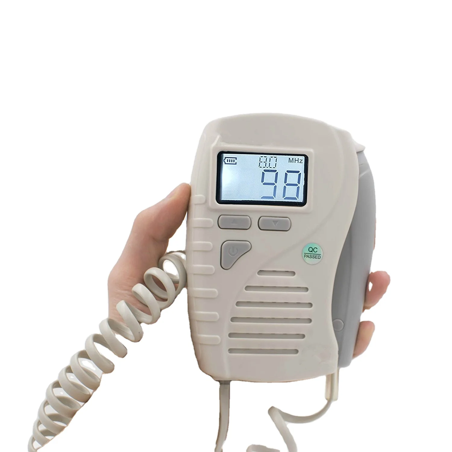 Handheld Electric Ultrasonic Vascular Doppler 8MHz Probe with Removable Battery and 1-Year Warranty