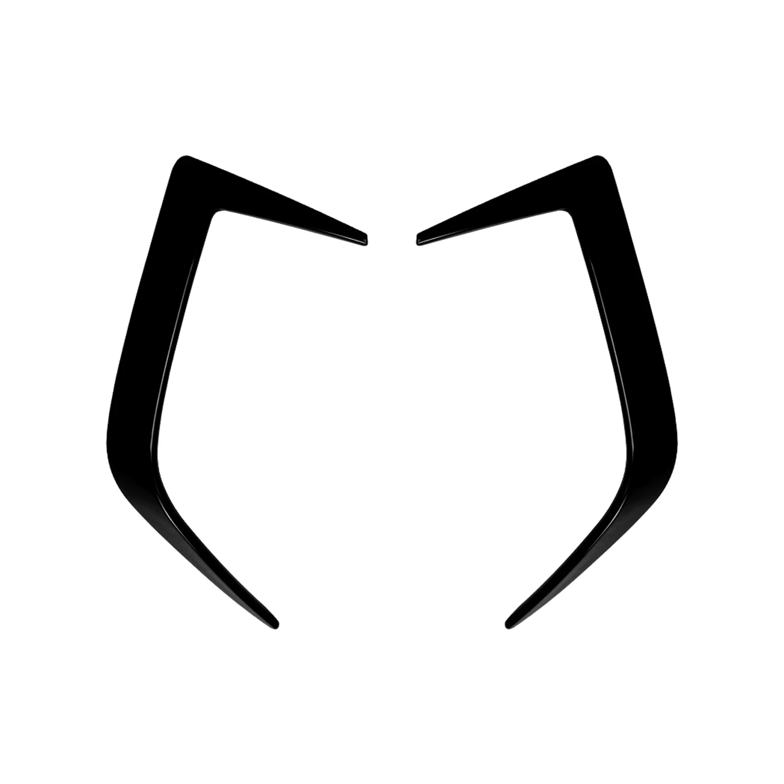 

Pop Rear Bumper Side Air Vent Trim For BMW 2 Series G42 M Sport 2022-2024 Carbon Fiber Look/Gloss Black Tail Boot Splitter Canar