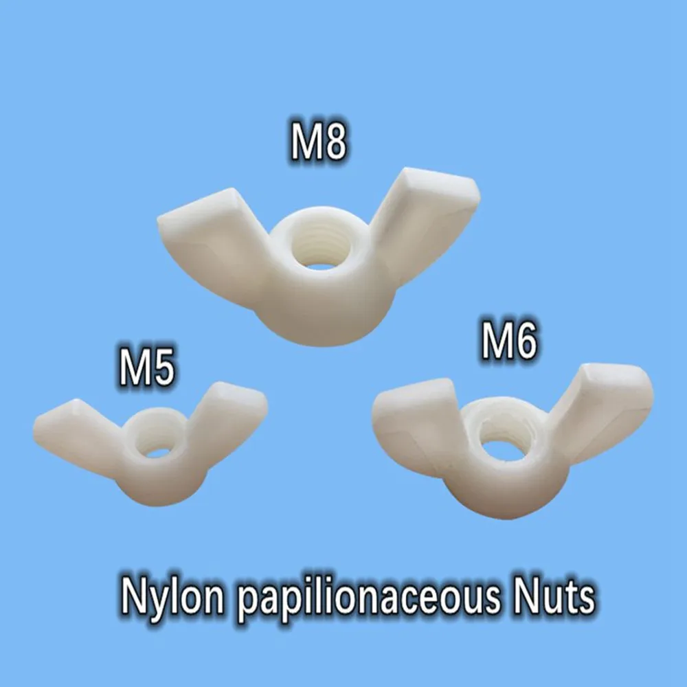 

10 Pcs M5 M6 M8 Nylon Papilionaceous Nuts For RC Accessory