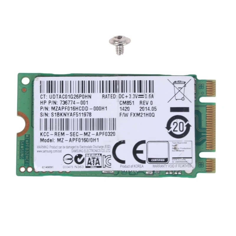 16GB M.2 SSD Disk Solid Hard 2242 for Desktops Laptops Dropship