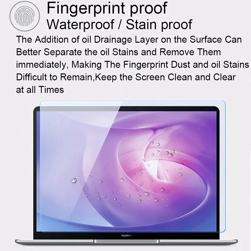Protetor de tela anti-luz azul para laptop, Película Brilho, Huawei MateBook D14 D15 13 14X2020 X Pro 13.9, MagicBook 14 15 16