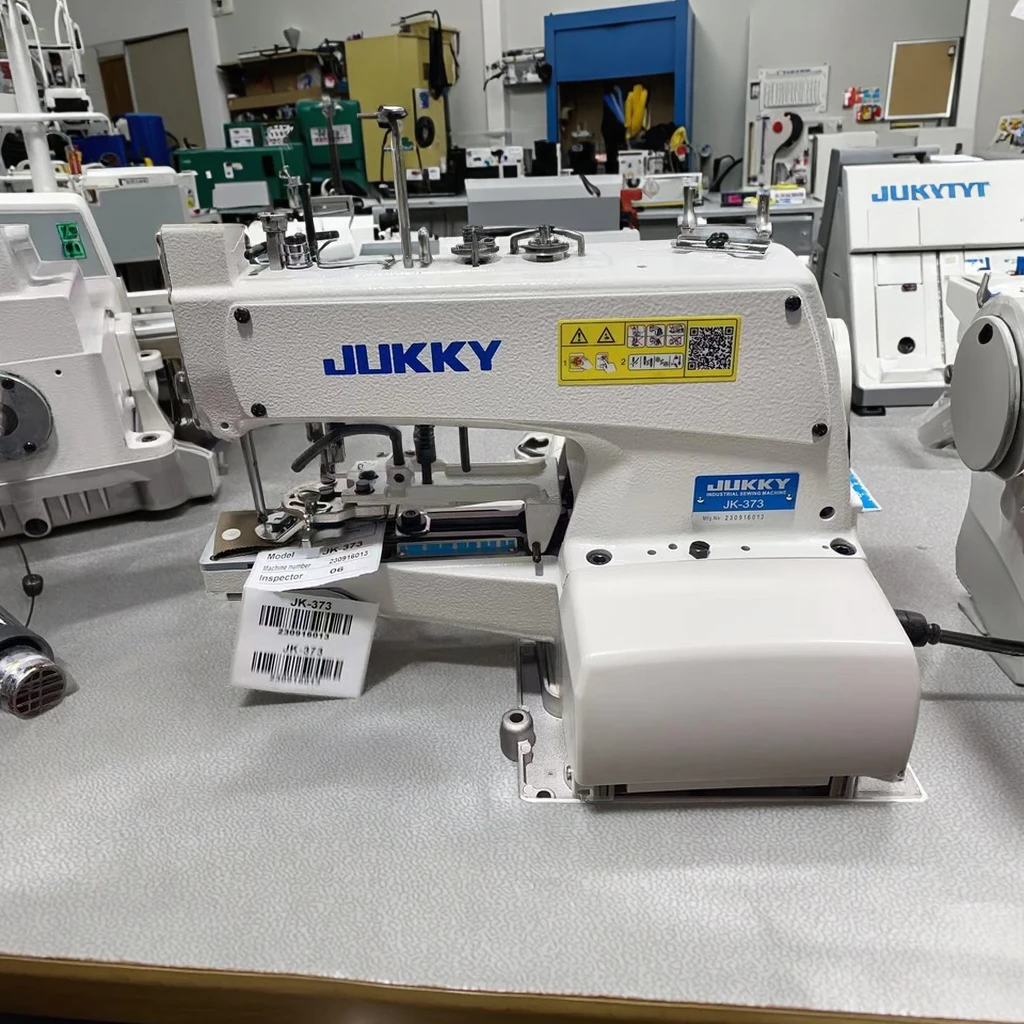 JUKKY 373 단일 바늘 고속 전자동 단추 부착 산 - Sewing Jahit 리뷰 및 가격