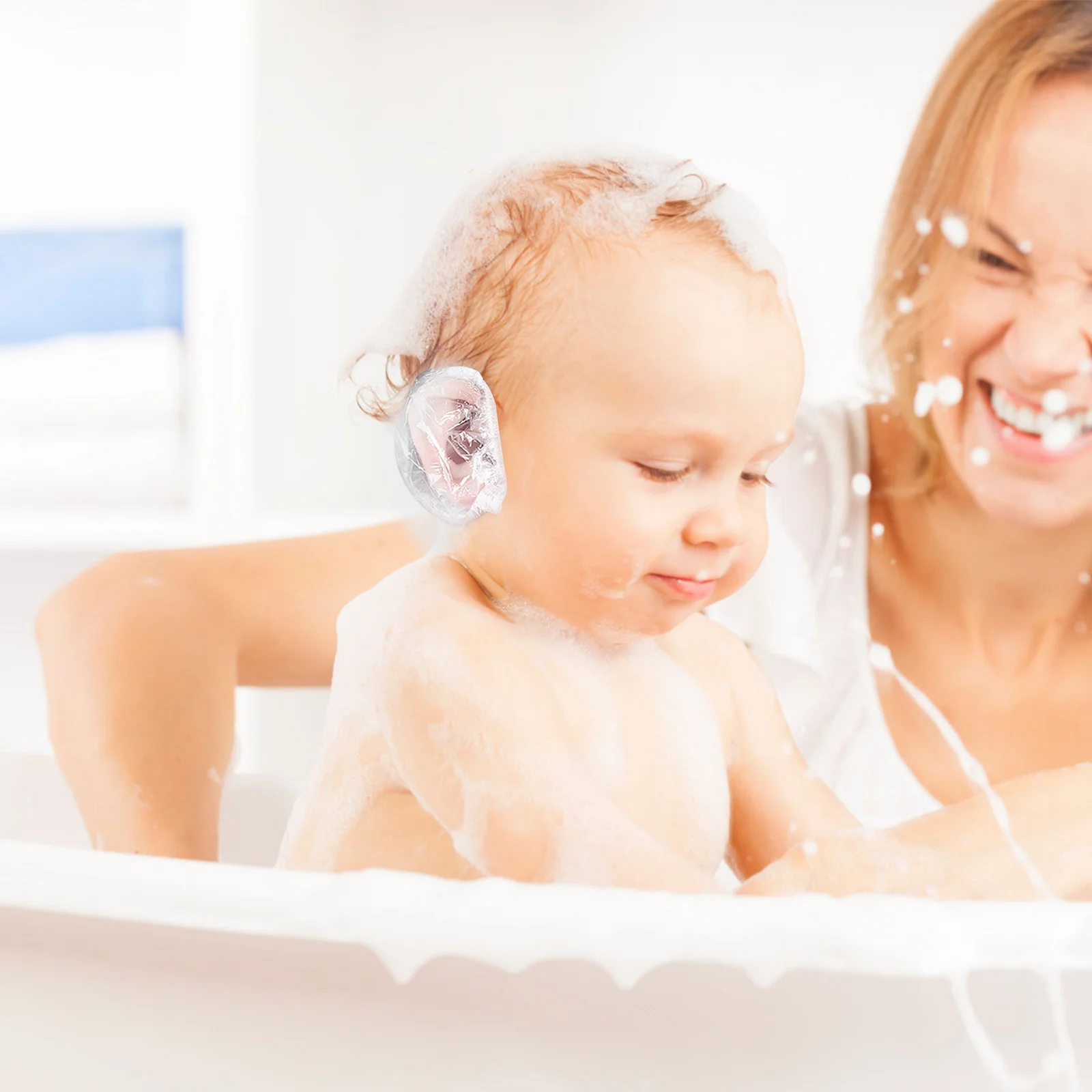 

206Pcs Ear Covers for Hairdressing Shower Dye Bath Protective Caps Lightweight Portable Ear Protectors for Men Women All Seasons