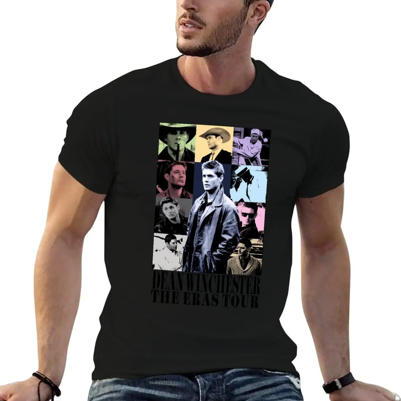 

Ts Dean Winchester T-Shirt aesthetic clothes anime sweat Aesthetic clothing plain black t shirts men